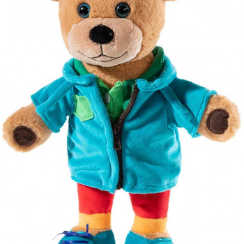 Плюшено Мече с дрешки - Научи ме, 30 см