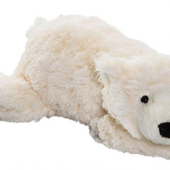 Плюшено мече Теди, бяло, 30 см