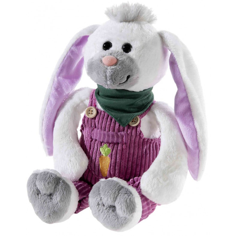 Зайче с гащеризон, 35 см., серия Веселата банда