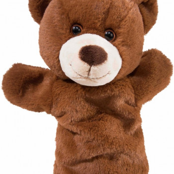 Кукла за театър Кафяво мече, 25 см.