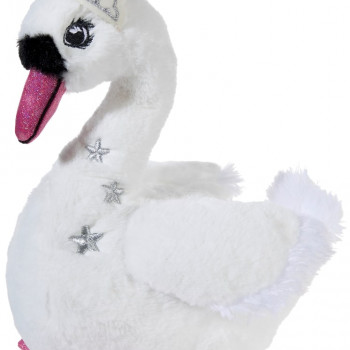 Плюшен Лебед, бял, 31 см
