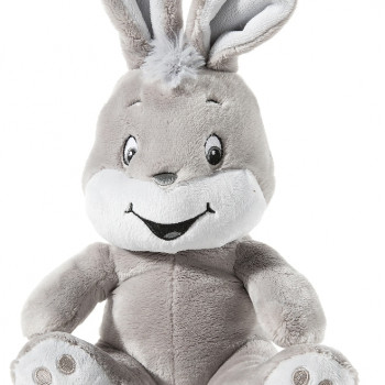 Плюшена играчка Сиво зайче, 23 см.