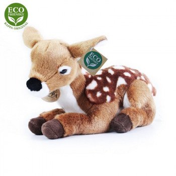 Плюшено Еленче, лежащо, 25 см.