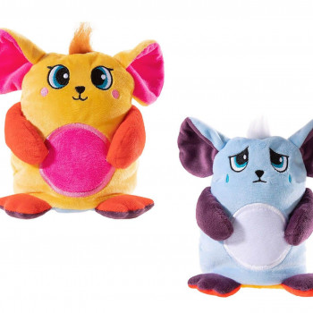 Плюшено мишле Пеп с две лица, 15 см