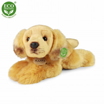 Плюшен Голдън Ретривър, лежащ, 30 см