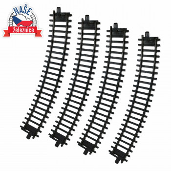 Комплект извити релси, 4 бр.