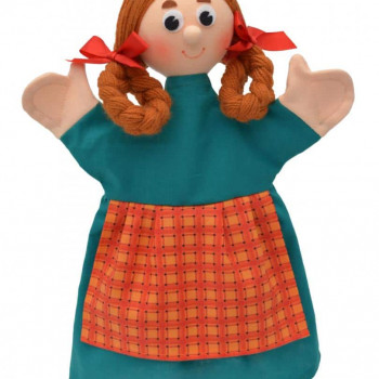 Кукла за театър Момиче, 34 см.