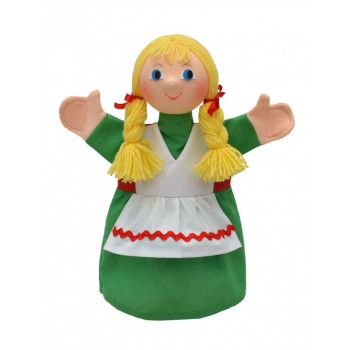 Кукла за театър Момиче Гретел, 27 см.