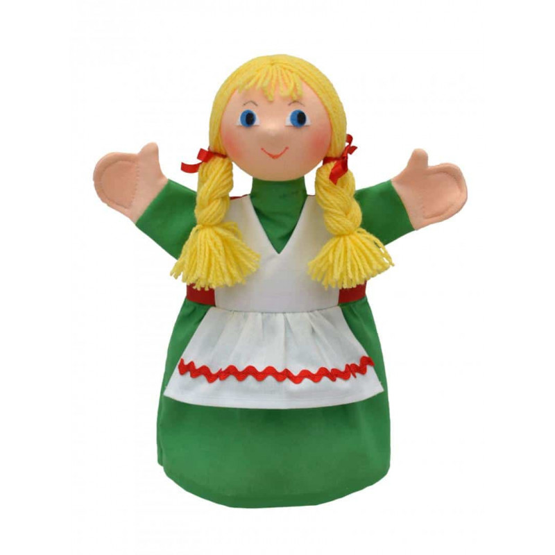 Кукла за театър Момиче Гретел, 27 см.