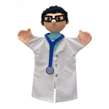 Кукла за театър Лекар, 27 см.