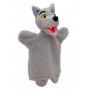 Кукла за театър Вълк, сив, 30 см.