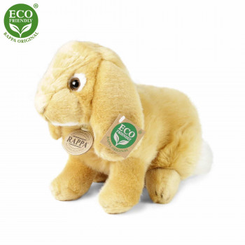 Плюшено зайче, бежаво, стоящо, 24 см