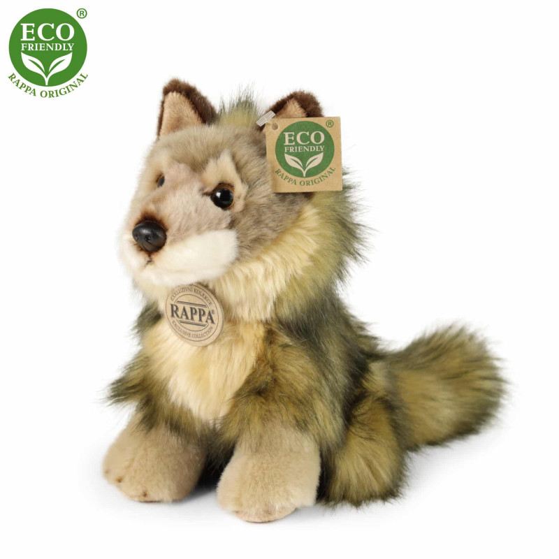 Плюшен Вълк, седящ, 20 см