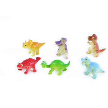 Комплект фигурки Бебета динозаври II - 6 броя, 5 см.