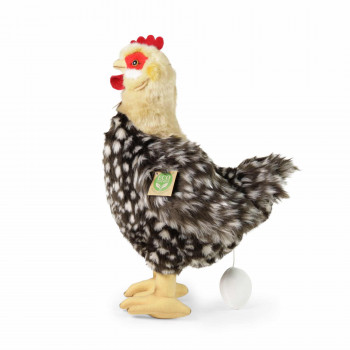Плюшена Кокошка с яйце, 33 см., стояща