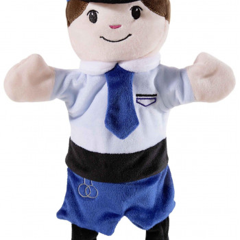 Кукла за театър Полицай, 24 см.