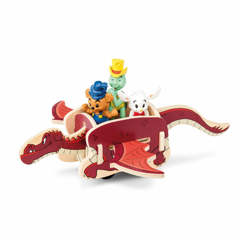 Дървен Летящ дракон на Бамзе, 24 см