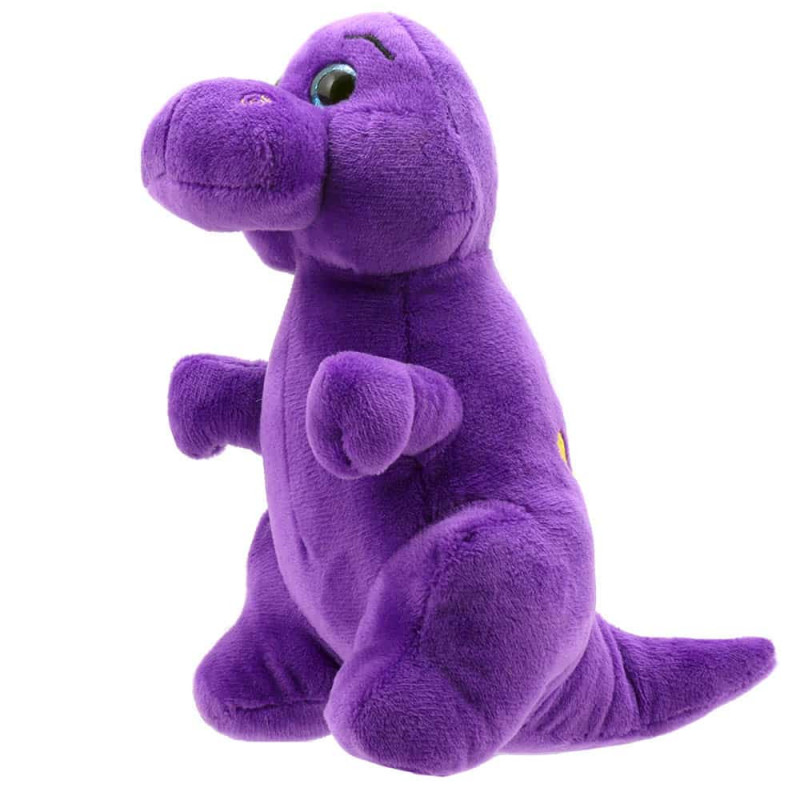 Плюшена играчка Динозавър T-Rex, лилав, 20 см