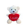 Плюшено мече със сърце LOVE