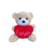 Плюшено мече със сърце LOVE