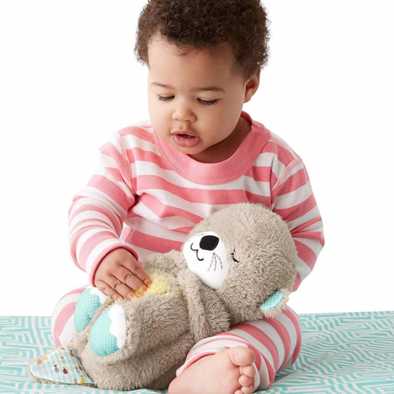 Плюшена дишаща видра Fisher Price, 28 см